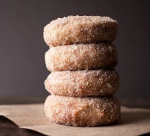 Stack of cake donuts